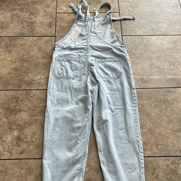 Mango Sky Blue Women's Denim Overalls - Picture 6 of 10